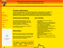 Tablet Screenshot of burgenland.siedlerverband.at
